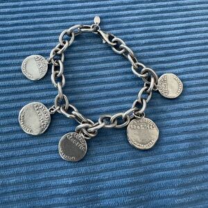 925 Roman coin chain bracelet